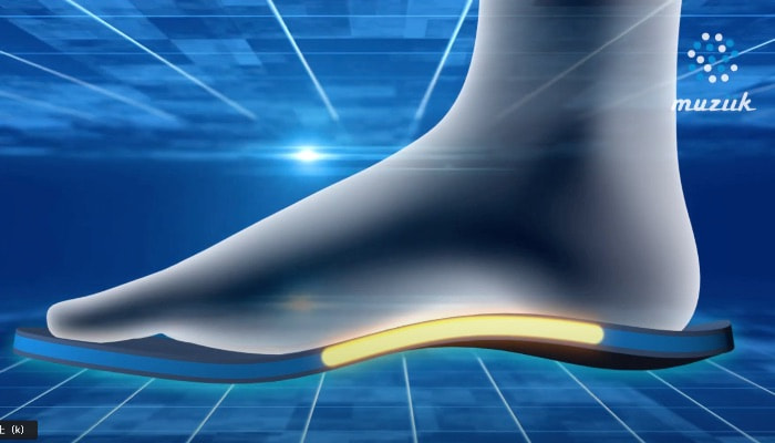 下半身の力が、 あなたのポテンシャルを引き出す。正しいバランスとアーチの力が潜在能力を引き出します。