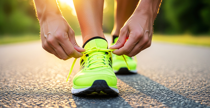 可変するアーチ構造を持つインソールが、テニス、陸上競技等、瞬発力を求める競技に最適です。